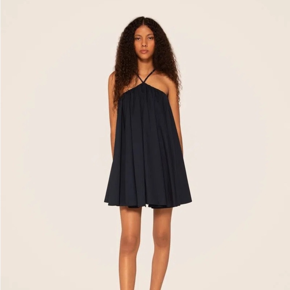 Agua by agua bendita breezy 'Celeste Herbácea Noche' halter dress